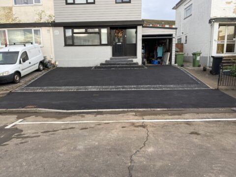 Greenwood Avenue. Private driveway, drainage and groundworks. project in Portsmouth.